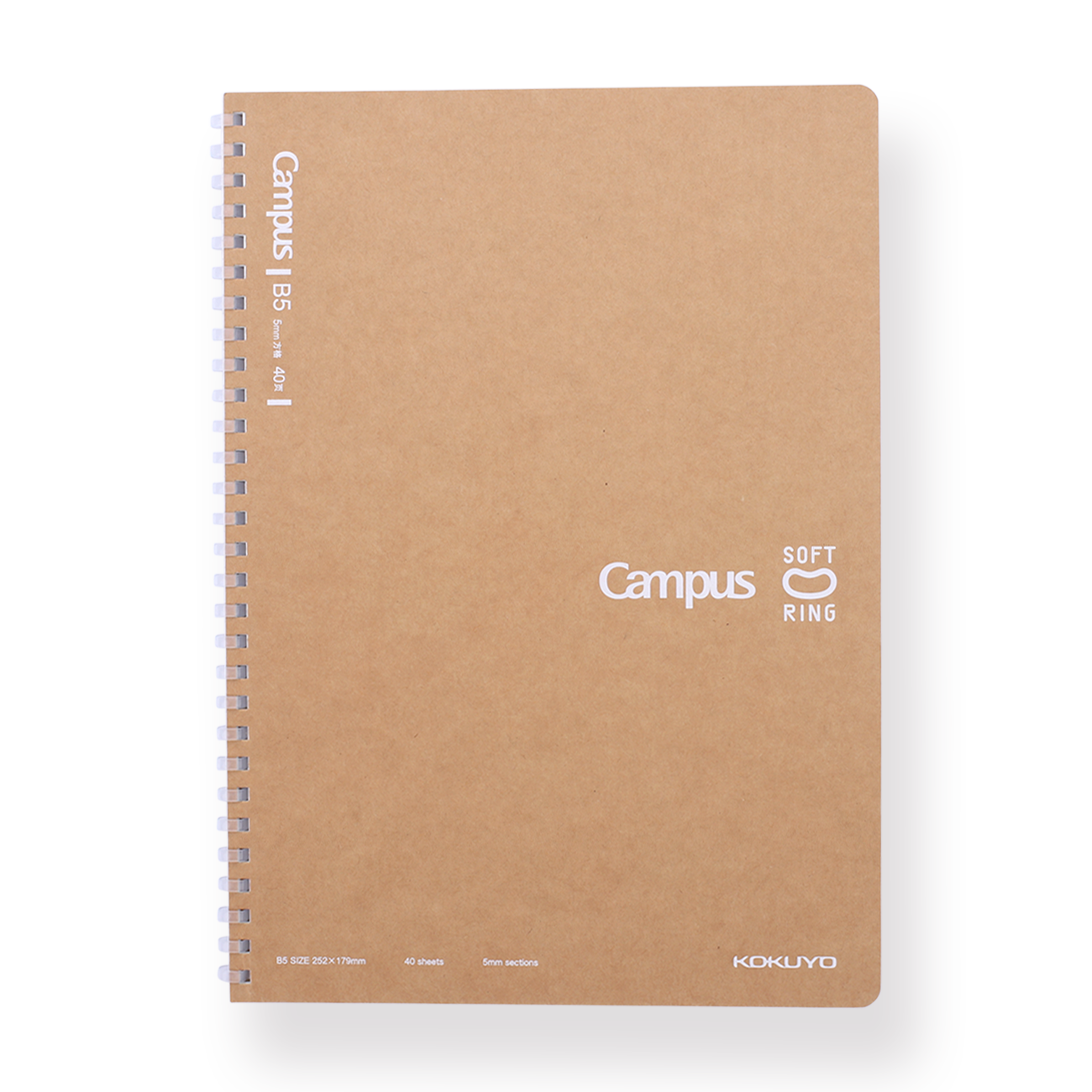 KOKUYO │Official Global Online Store │Campus Softring Notebook 6mm Dot rule  40 Sheets B5 Purple